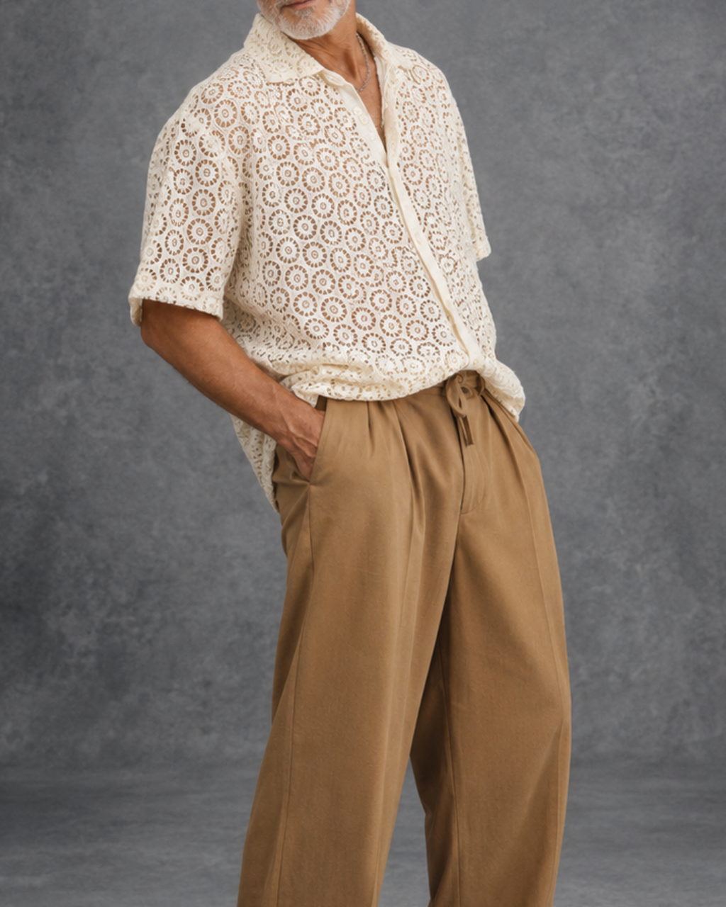 White Jaali Shirt