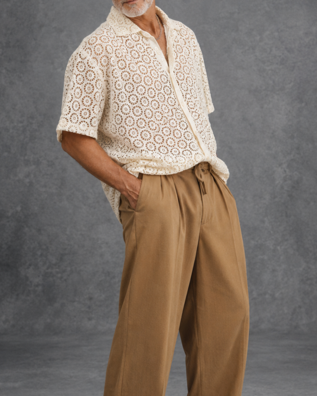White Jaali Shirt