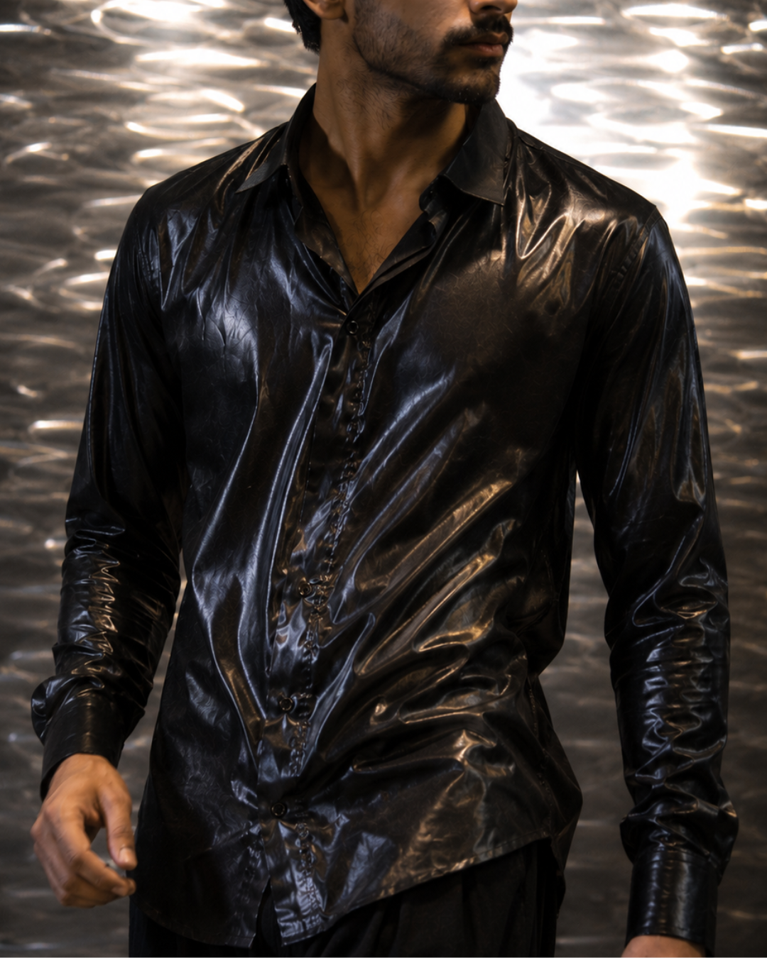 Slick Black Shirt
