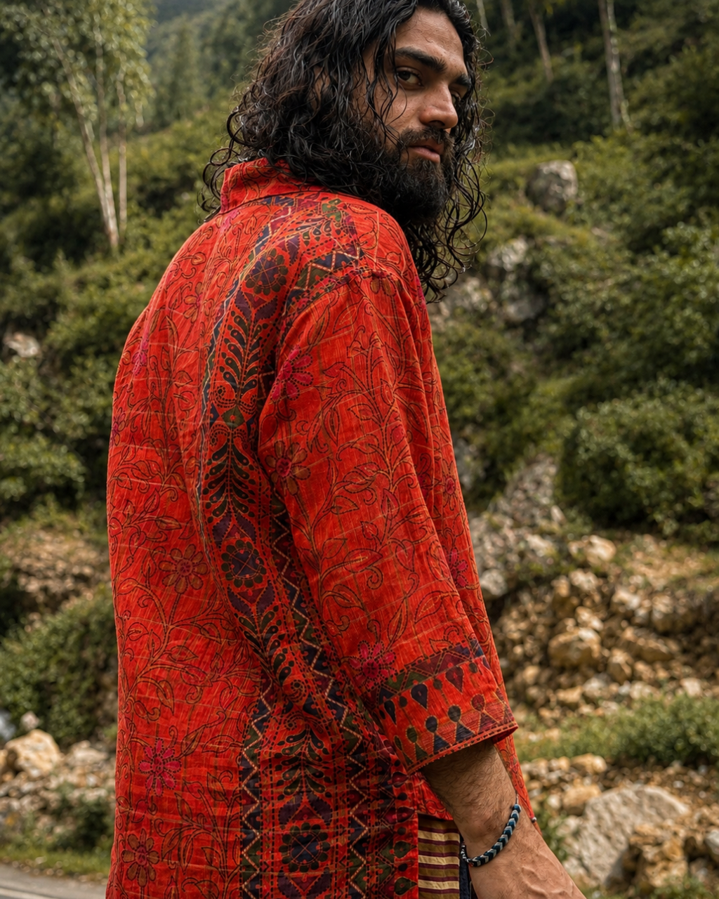 Khanewal Shirt Orange